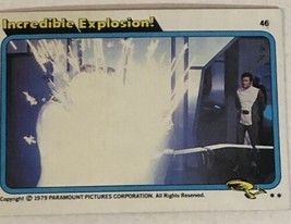 Star Trek 1979 Trading Card #46 Incredible Explosion William Shatner - £1.54 GBP