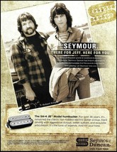 Jeff Beck with Robert Knight 2012 Seymour Duncan SH-4 JM humbucker ad print - £3.38 GBP