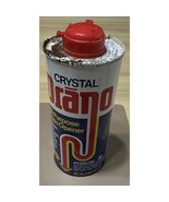 Vintage Crystal Drano All Purposes Drain Opener. Collectible Metal Can - $19.80