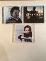 Lot of 3 Clay Aiken CDs:  Merry Christmas with Love, A Thousand Different ways - £7.72 GBP