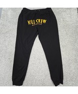 Kill Crew Joggers Mens XXL 2XL Black Drawstring Wolves Among Sheep Pants... - $44.50