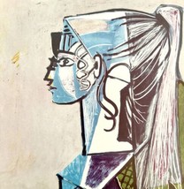 Picasso Sylvette Print 1960 Art 8.25 x 11&quot; Abstract Classic Master DWV8E - £19.97 GBP