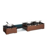 Catering Induction Heaters Dark Bamboo Double Induction Heater Catering ... - $39,855.35 MXN