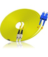 Indoor 3.0mm Fiber Optic 30M/99FT DX FC/UPC-SC/UPC-SM, for OS1&amp;OS2-XFUSA... - $27.26