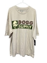 Snoop Dogg Doggy Supply Short Sleeve Beige Shirt 2XL NWT - $15.00
