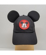 Adult Disney Wink Mickey Mouse Ears Strapback Adjustable Black Baseball ... - $22.90 CAD