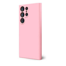 Liquid Silicone Gel Rubber Shockproof Case Cover LIGHT PINK for Samsung S23 Ultr - £6.02 GBP