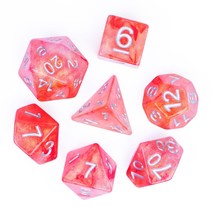 7-Die Polyhedral Dice Set, Dnd Dice Set Nebula Dice D&amp;D Dice For Dungeon... - £15.68 GBP