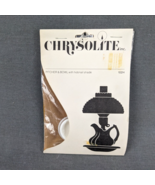 VTG Chrysolite Pitcher and Bowl Lamp Kit 102H Hobnail Shade Dollhouse Mi... - $8.75