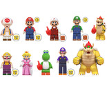 10Pcs Super Mario Bro. Minifigures Big Koopa Kinopio Luigi Mini Building... - $26.00