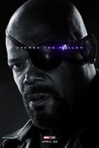 2019 Marvel The Avengers Endgame War Poster 11X17 Nick Fury Samuel L Jackson  - £9.67 GBP