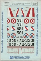 1/48 MicroScale Decals T-33 Shooting Star Dominican Uruguayan Peruvian AF 48-184 - £12.62 GBP