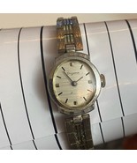 Vintage Dugena Silver Tone Stainless Steel Mechanical Watch Working New ... - $36.86