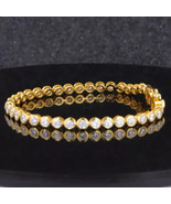 Women 10CT Round Cut Lab-Created Diamond Tennis Bracelet 14K Yellow Gold... - $4,862.14 MXN
