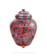 Copper Floral Design Purple Water Pot - $2,653.23 MXN