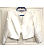 Hobbs London US 4 Ivory Long Sleeve Lined Bolero Womens Jacket - €12,80 EUR