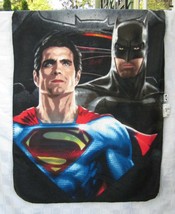 Batman V Superman Polyester Fleece Throw 48"x38" Gotham Heroes Northwest Co 2015 - £15.17 GBP