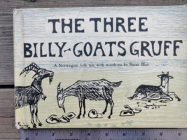 The Three Billy-Goats Gruff Vintage 1963 Hardback Book Norwegian Folk Tale - $14.99