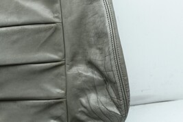 2000 AUDI A4 B5 FRONT DRIVER LEFT UPPER SEAT COVER OEM LEATHER GRAY H1494 image 4