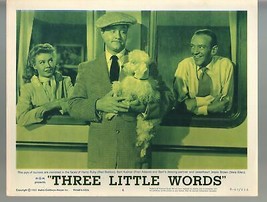 Three Little Words-Red Skelton-Fred Astaire-Vera Ellen-11x14-Color-Lobby Card - £26.32 GBP