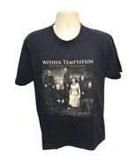 2007 Within Temptation Tour Adult Large Black TShirt - €23,69 EUR