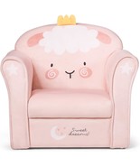 Costzon Kids Couch, Children&#39;S Sofa Armrest Chair With Pattern, Toddler,... - $89.95