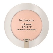 Neutrogena Mineral Sheers Oil-Free Powder Foundation, Nude 40,.34 oz.. - £23.73 GBP