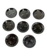 Vintage Irvinware Set of 8 Stainless Steel Beverage Coasters Made in USA... - $18.22