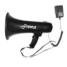 Pyle Portable Megaphone Speaker PA Bullhorn - Built-in Siren, 40W Adjust... - £49.41 GBP