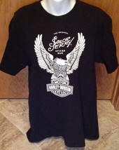 Harley Davidson Motorcycles T-Shirt Size Medium Black Sailor Ferry Spice... - $14.80
