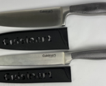 Lot of 2 x CUISINART KNIFE 8&quot; SLICING 8&quot; Chef KNIFE Set STEEL HOLLOW HANDLE - $33.65