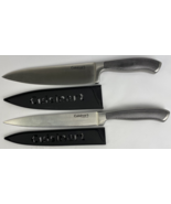 Lot of 2 x CUISINART KNIFE 8&quot; SLICING 8&quot; Chef KNIFE Set STEEL HOLLOW HANDLE - £26.43 GBP