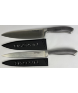 Lot of 2 x CUISINART KNIFE 8&quot; SLICING 8&quot; Chef KNIFE Set STEEL HOLLOW HANDLE - $640.67 MXN