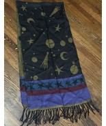 Vintage Night Sky Scarf 64”x15.5” - $20.42 CAD