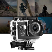 Mini High Definition Full HD 1080P Waterproof Sports Action Camera, Black - £23.34 GBP