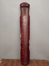 Guqin brown old Paulownia zither Dragon Phoenix Diagram Old Collectibles... - $388.00