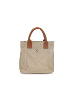 Women&#39;s canvas bags retro casual work handbags Tote lightweight top hand... - £23.48 GBP