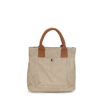 Women&#39;s canvas bags retro casual work handbags Tote lightweight top handle purse - £18.91 GBP