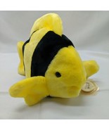 TY Beanie Baby Bubbles Black And Yellow Fish Retired With Tag And Cover - $24.06