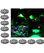 10Pc Green LED Chrome Modules Motorcycle Chopper Frame Neon Glow Lights ... - $649.93 MXN