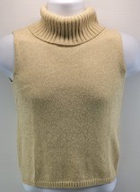 V) Josephine Chaus Petite Women Acrylic Metallic Sleeveless Sweater Vest... - £15.59 GBP