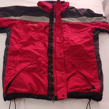 Columbia XM7243 Challenge Series Men's Red/Grey Core Interchange Jacket Sz Large image 9