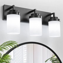 Black Vanity Light Fixtures For Bathroom,3-Light Bathroom Light Fixtures Over - $90.99