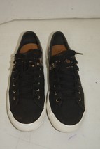 Keds Kickstart Womens Size 7.5 Shoes Black Leopard Print Comfort Low Sne... - £19.54 GBP
