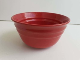 Red Color Coupe Cereal Collectible Bowl Double Ridge by RACHAEL RAY  6&quot; - £13.27 GBP