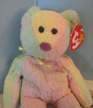 TY Beanie Babies Baby plush  bear &quot;GROOVY &quot;  w/Tag MULTI COLOR - £7.89 GBP