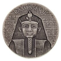2017 2oz Silber Republik Von Chad Ägyptische RELIC Serie Ramesses II Münze - $368.79