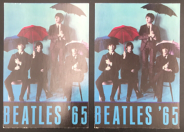 Lot of Two (2) Beatles &#39;65 Album Blue Postcards 1997 Apple Corps 268-001 - $7.69