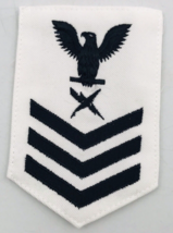US Navy Petty Officer 1st Class Cryptologic Technician 3.25&quot;x4.75&quot; Female Badge - £4.60 GBP