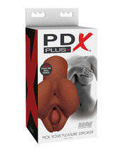 PDX Plus Pick Your Pleasure Stroker - Brown - £27.30 GBP